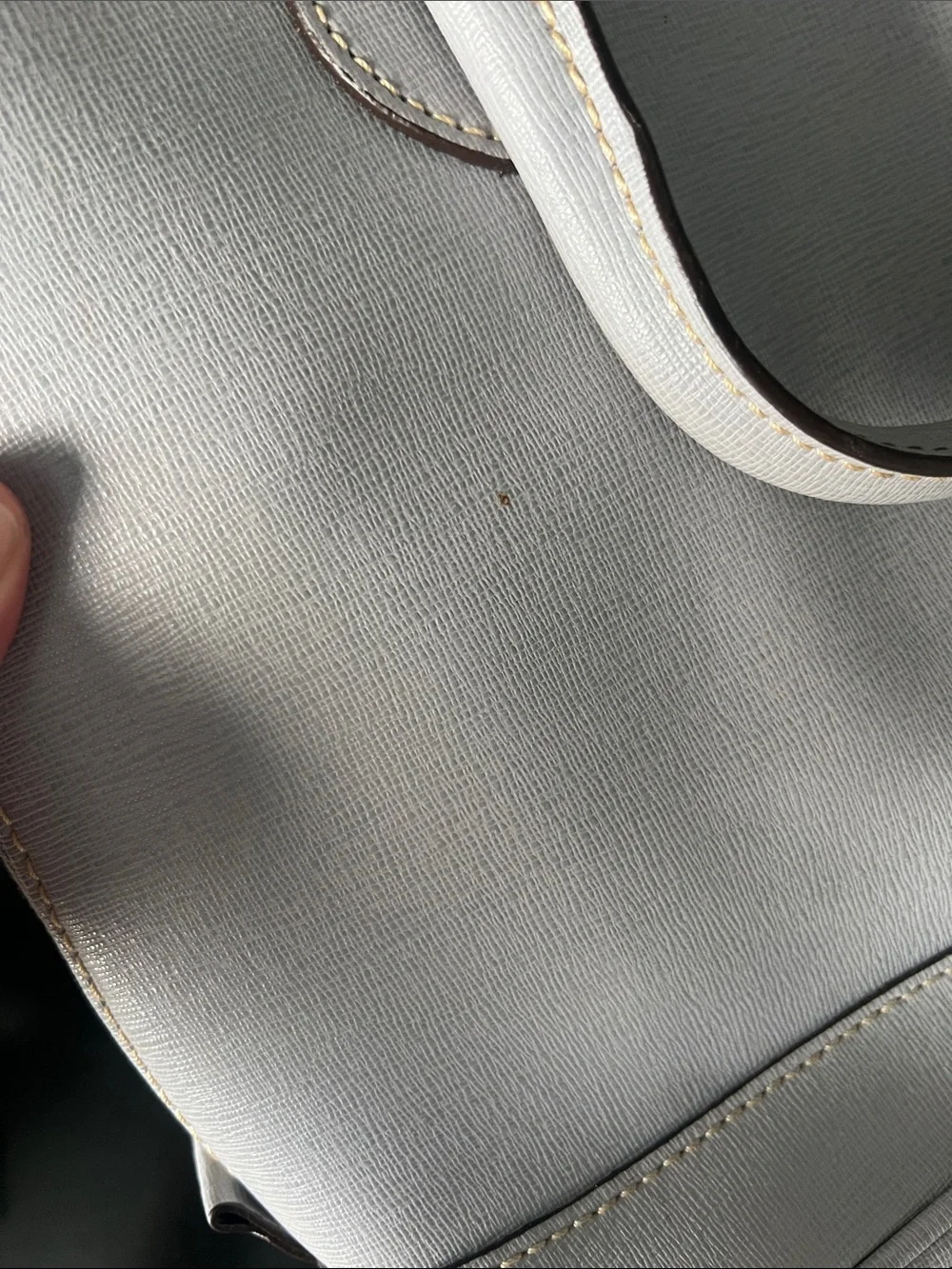 Dooney & Bourke Light Gray Dome Satchel